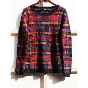 BDG plaid oversized sweater - S